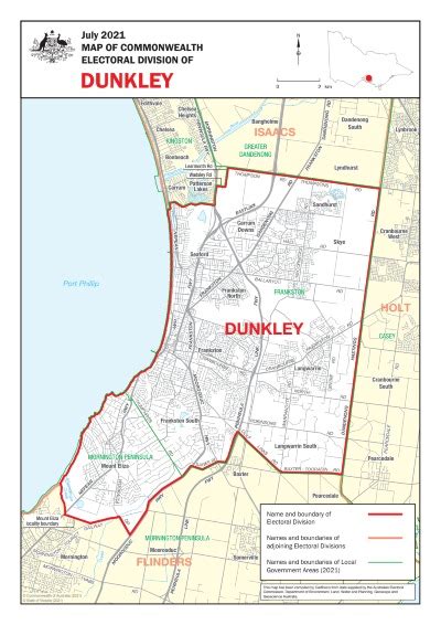 dunkley electorate map